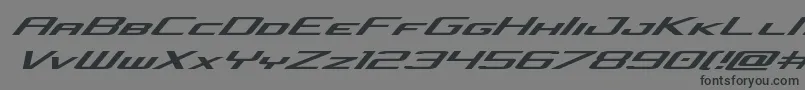 concielianjetexpandital Font – Black Fonts on Gray Background