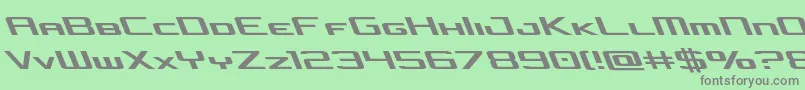 concielianjetleft Font – Gray Fonts on Green Background