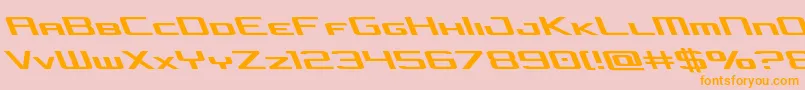 concielianjetleft Font – Orange Fonts on Pink Background