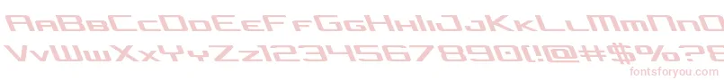 concielianjetleft Font – Pink Fonts on White Background