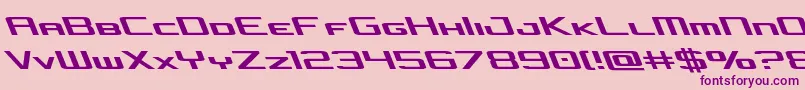 concielianjetleft Font – Purple Fonts on Pink Background