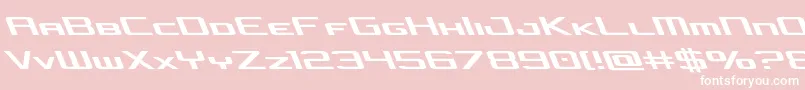 concielianjetleft Font – White Fonts on Pink Background