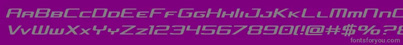 concielianjetsemital Font – Gray Fonts on Purple Background