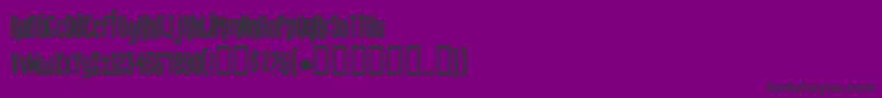 Concs    Font – Black Fonts on Purple Background
