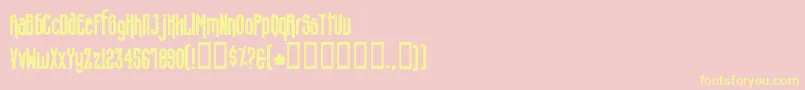 Concs    Font – Yellow Fonts on Pink Background