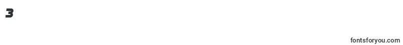 Condition Italic Font – Fonts for Digit 3