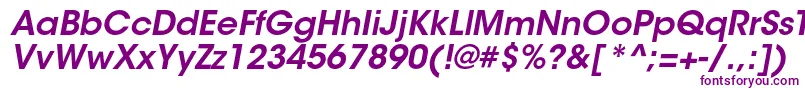 ItcavantgardestdDemiobl Font – Purple Fonts on White Background