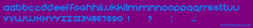Więcej informacji o czcionce Condition Czcionka Condition – niebieskie czcionki na fioletowym tle