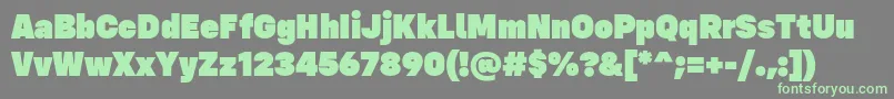 More about ConfigUltra Regular Font ConfigUltra Regular Font – Green Fonts on Gray Background