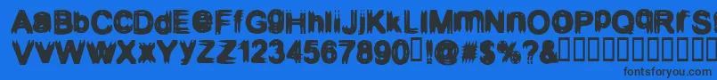 More about CONFIGUR Font CONFIGUR Font – Black Fonts on Blue Background