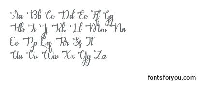 Czcionka Congrats Calligraphy  