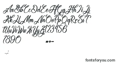 Congratulation Folding font – handwritten Fonts