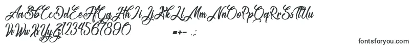 Czcionka Congratulation Folding – czcionki kaligraficzne