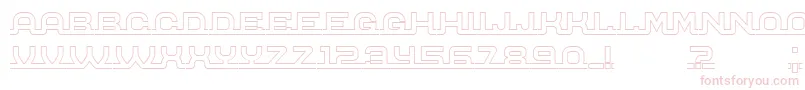 ConnectedHollow Font – Pink Fonts