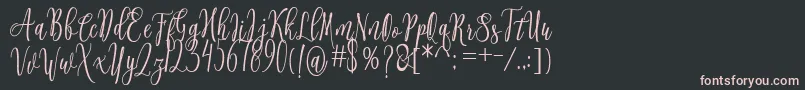 More about Connekia Font Connekia Font – Pink Fonts on Black Background