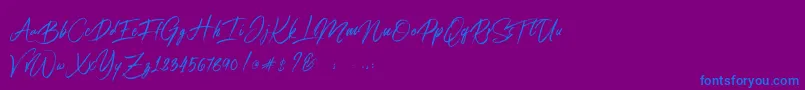 Подробнее о шрифте Connoisseurs Шрифт Connoisseurs – синие шрифты на фиолетовом фоне