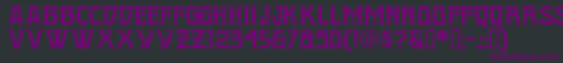 CONQN    Font – Purple Fonts on Black Background