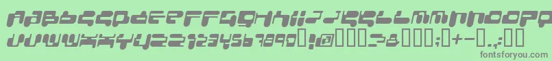 CONSRI   Font – Gray Fonts on Green Background