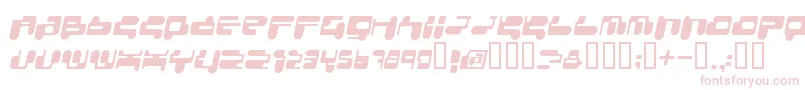 CONSRI  -Schriftart – Rosa Schriften auf weißem Hintergrund