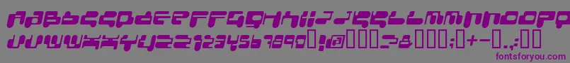 CONSRI   Font – Purple Fonts on Gray Background