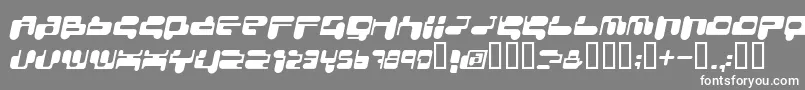 CONSRI   Font – White Fonts on Gray Background