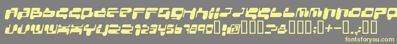 CONSRI   Font – Yellow Fonts on Gray Background