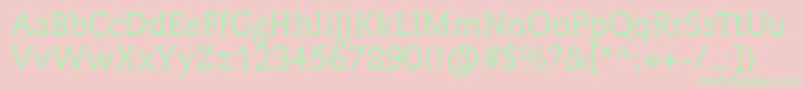 More about CONTRA Font CONTRA Font – Green Fonts on Pink Background