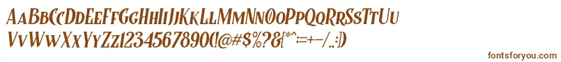Fonte Controwell Italic – fontes marrons