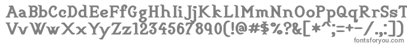 CookbookTitle-Schriftart – Graue Schriften