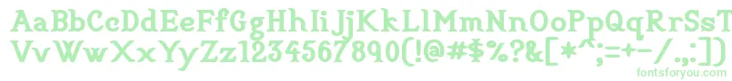 フォントCookbookTitle – 緑のフォント