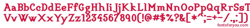 フォントCookbookTitle – 赤い文字