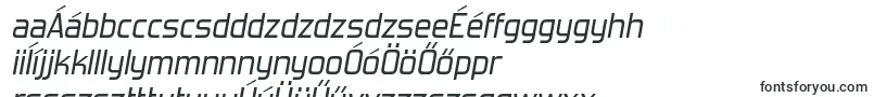 Шрифт ForgottenFuturistRgIt – венгерские шрифты