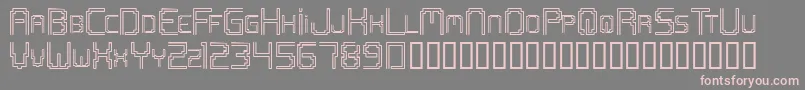 Openmind2 Font – Pink Fonts on Gray Background