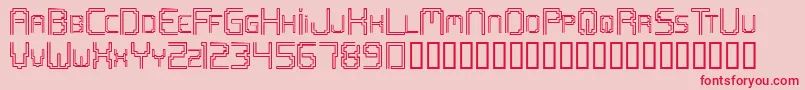 Openmind2 Font – Red Fonts on Pink Background