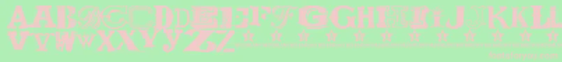 COOLECTOR    Font – Pink Fonts on Green Background