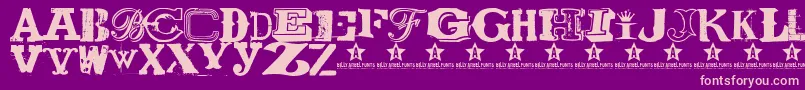 COOLECTOR    Font – Pink Fonts on Purple Background