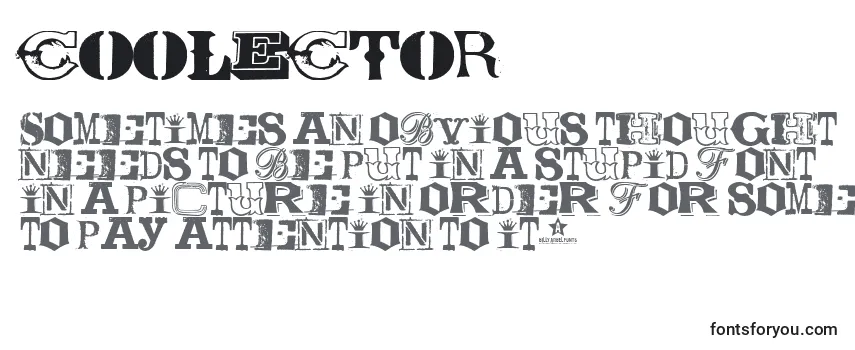 COOLECTOR    (124000) Font