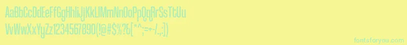 More about coolvetica compressed rg Font coolvetica compressed rg Font – Green Fonts on Yellow Background