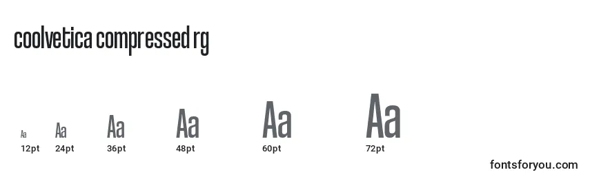 Coolvetica compressed rg Font Sizes