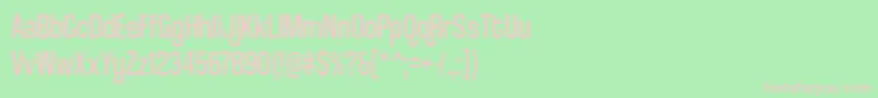 Police coolvetica condensed rg – polices roses sur fond vert