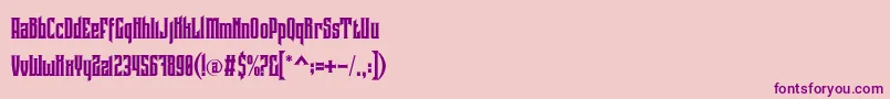 Coovico Personal Use Font – Purple Fonts on Pink Background