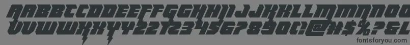Thundertitan Font – Black Fonts on Gray Background