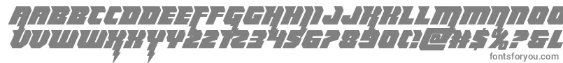 Thundertitan-Schriftart – Graue Schriften