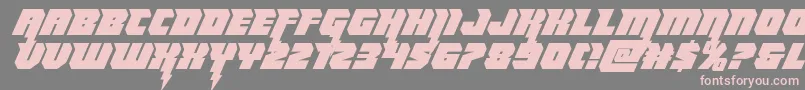 Thundertitan Font – Pink Fonts on Gray Background