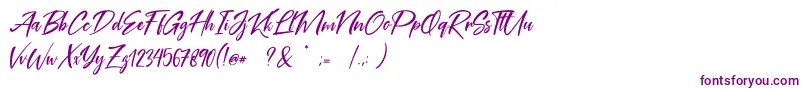 Coral Pen Free-fontti – violetit fontit