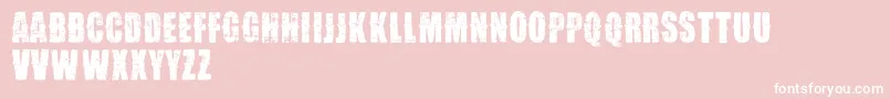 Más sobre la fuente VtksDesgaste fuente VtksDesgaste – Fuentes Blancas Sobre Fondo Rosa