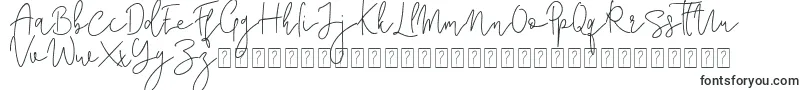 Corline Signature-fontti – Käsinkirjoitetut fontit