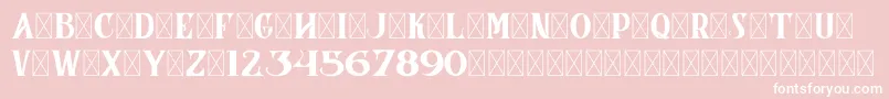 CoronaDemoVersion Font – White Fonts on Pink Background
