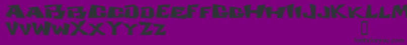 COSMDD   Font – Black Fonts on Purple Background