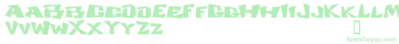 COSMDD   Font – Green Fonts on White Background